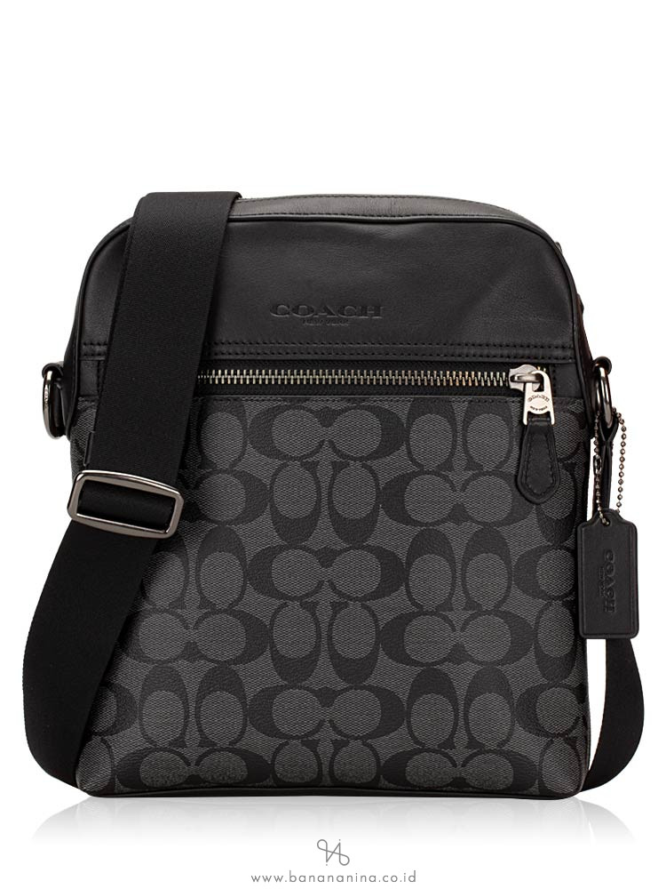 New Coach F54788 Mahoga Brown Signature Leather Crossbody Shoulder