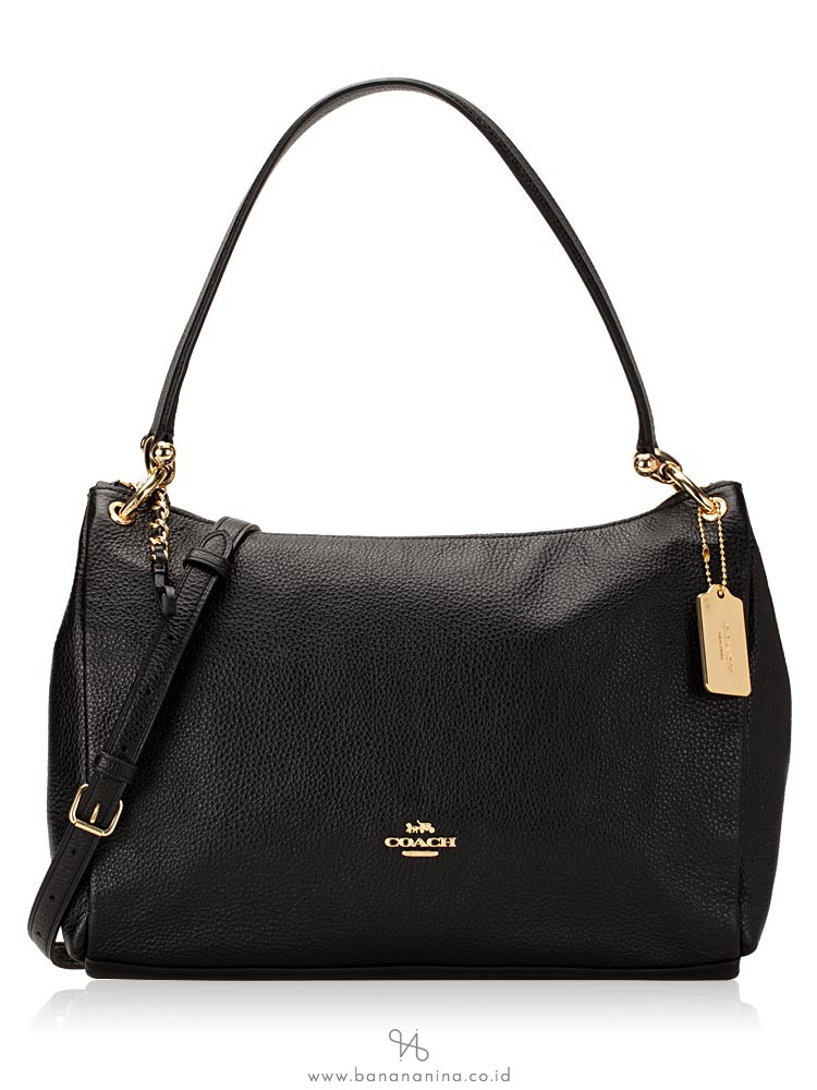 coach pebble leather mia shoulder bag