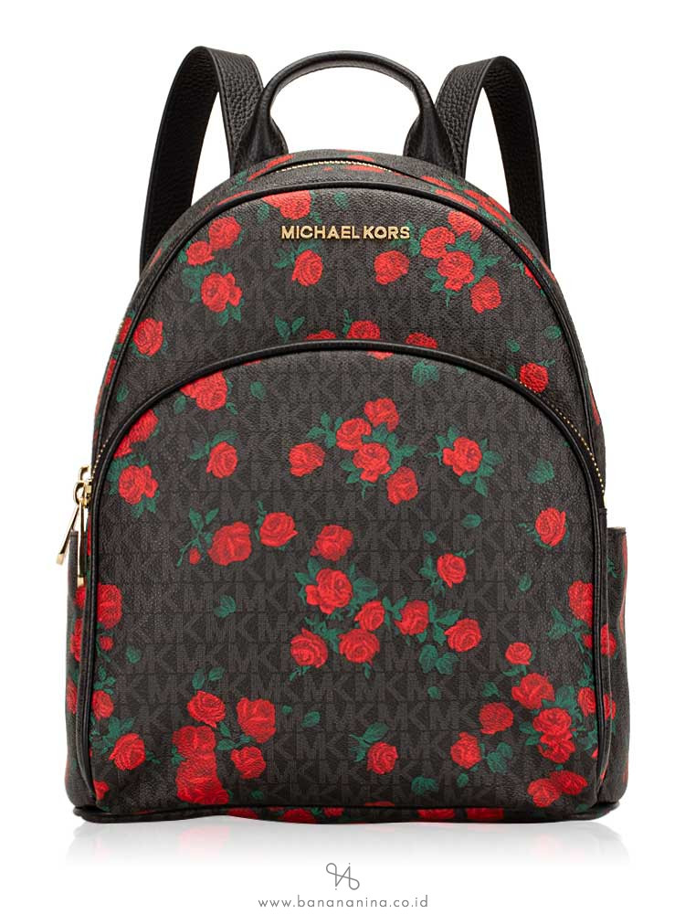 michael kors black floral bag