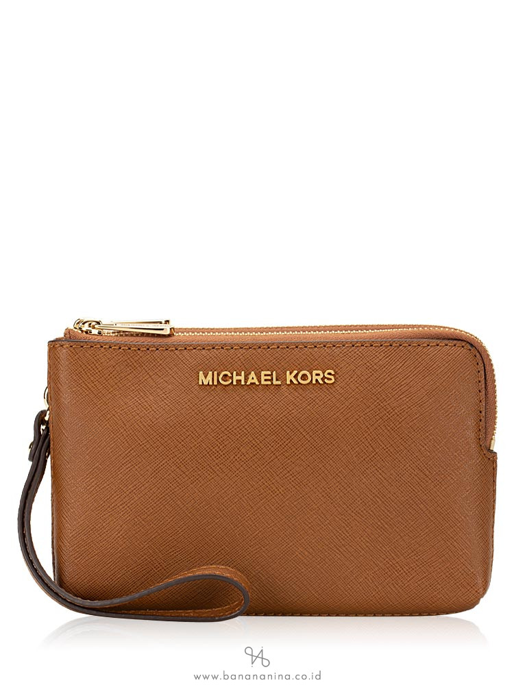 michael kors double gusset wristlet