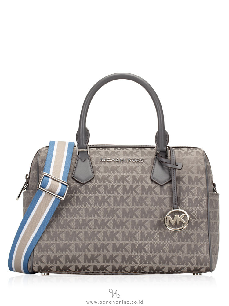 michael kors signature w webbing duffle