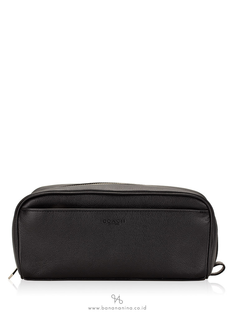 COACH Men 58542 Travel Leather Kit Black