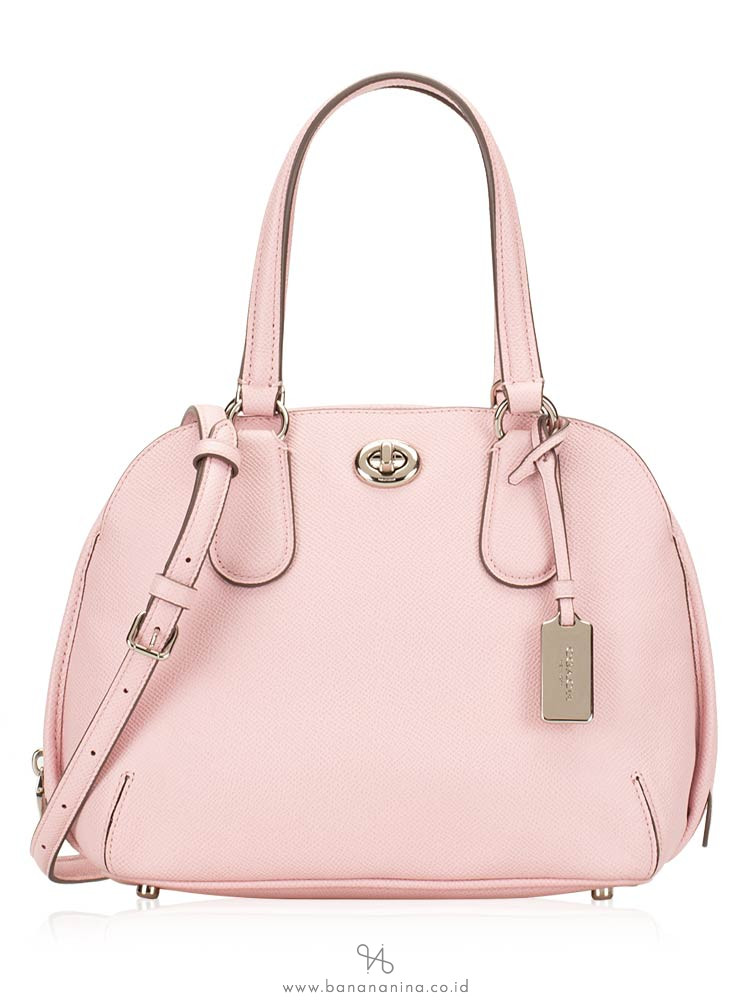 COACH 34940 Crossgrain Mini Prince Satchel Petal
