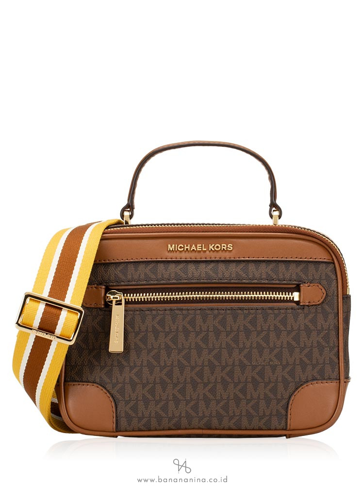 michael kors monogram orange