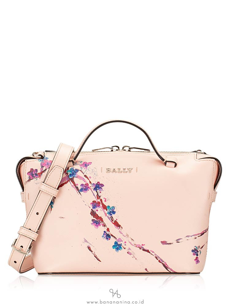BALLY Supra Saffiano Bowling Bag Blush