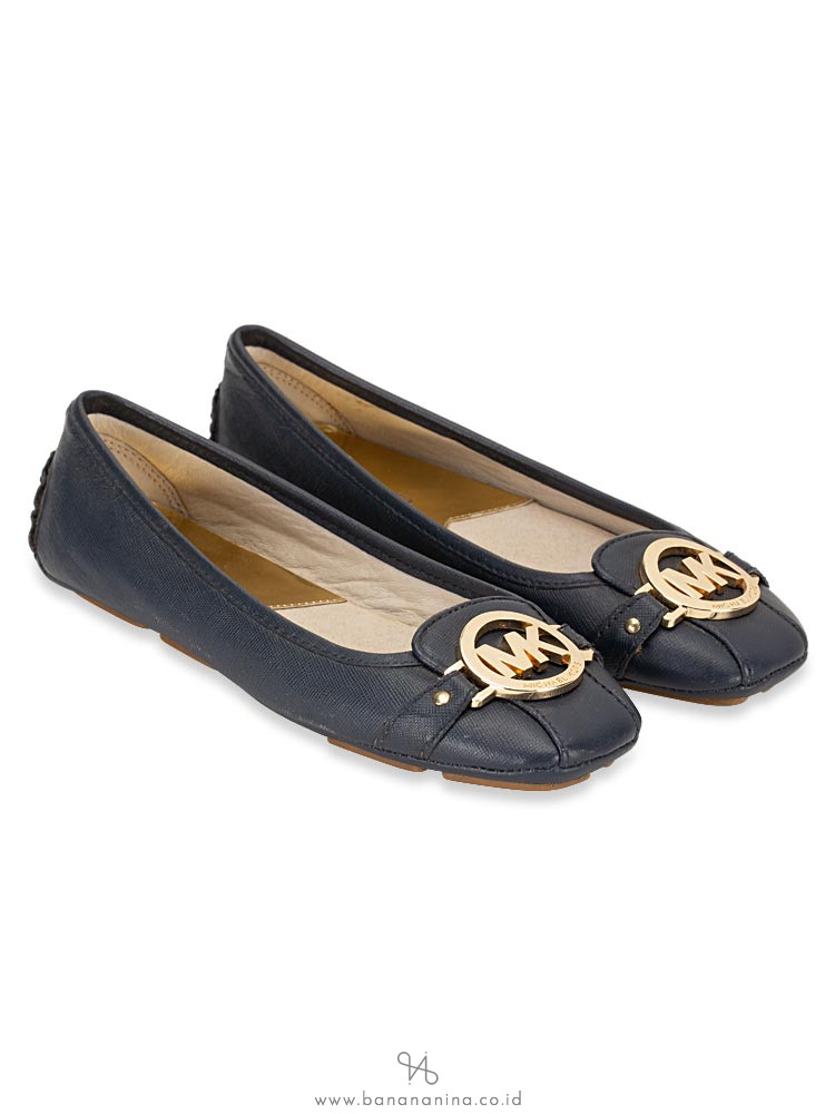michael kors fulton flats gold