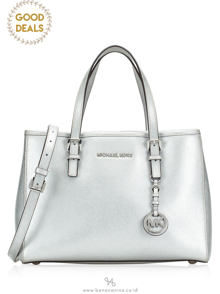 michael kors tote silver