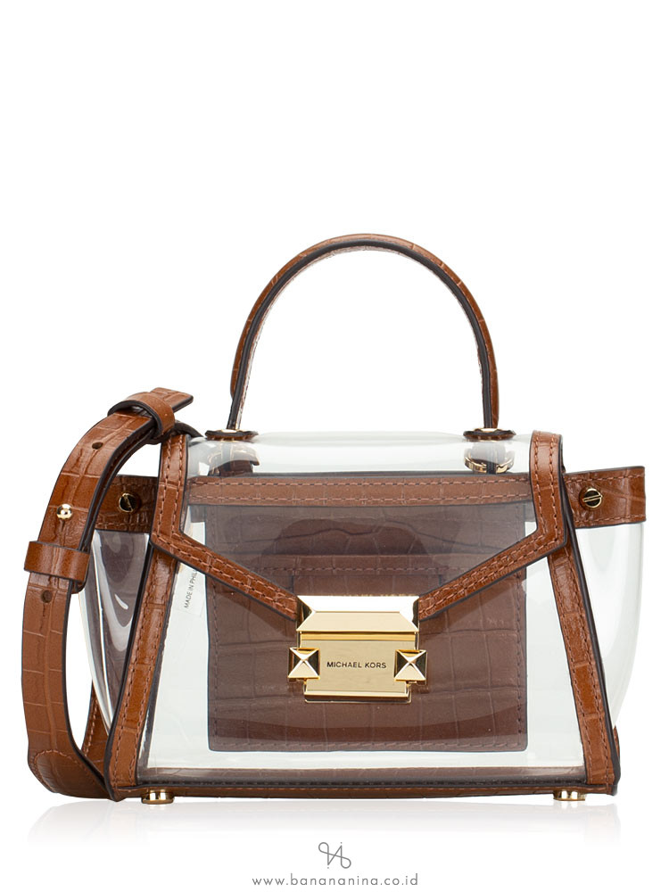 resterende huh kjole Whitney Mini Clear And Leather Satchel Online Sale, UP TO 53% OFF