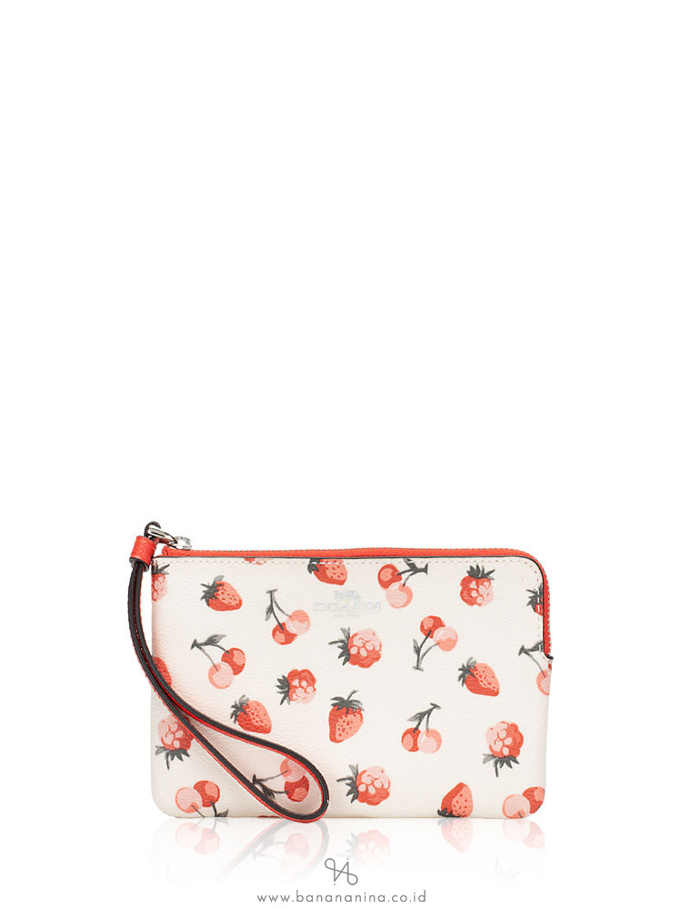 coach 23674 fruit print small wristlet