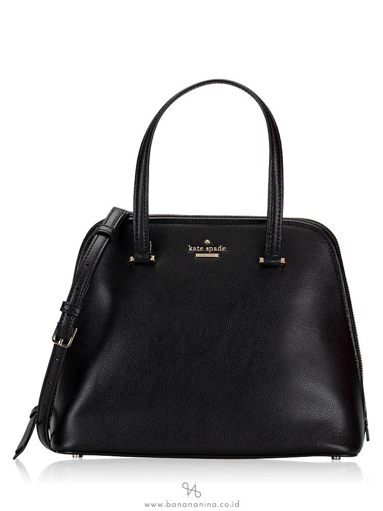 KATE SPADE Patterson Drive Medium Dome Satchel Black