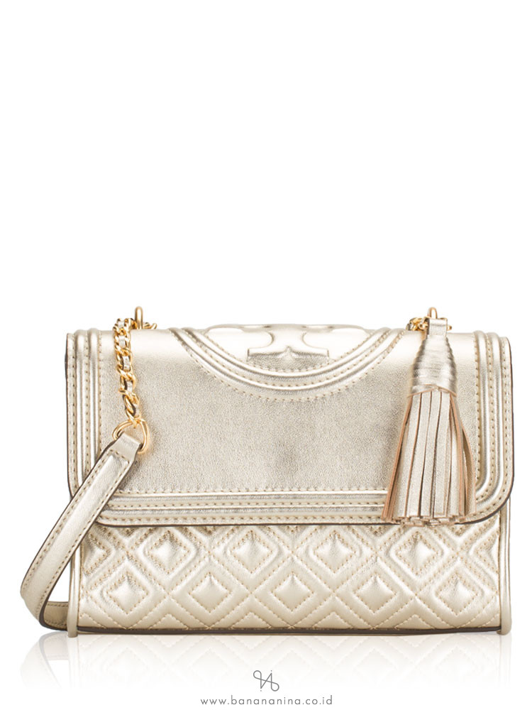 fleming metallic small convertible shoulder bag