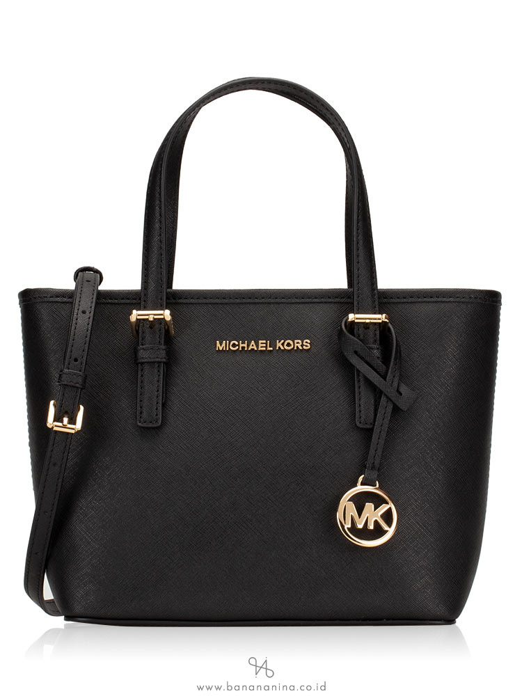 Michael Kors Jet Set Travel Xs Carryall Zip Tote Black
