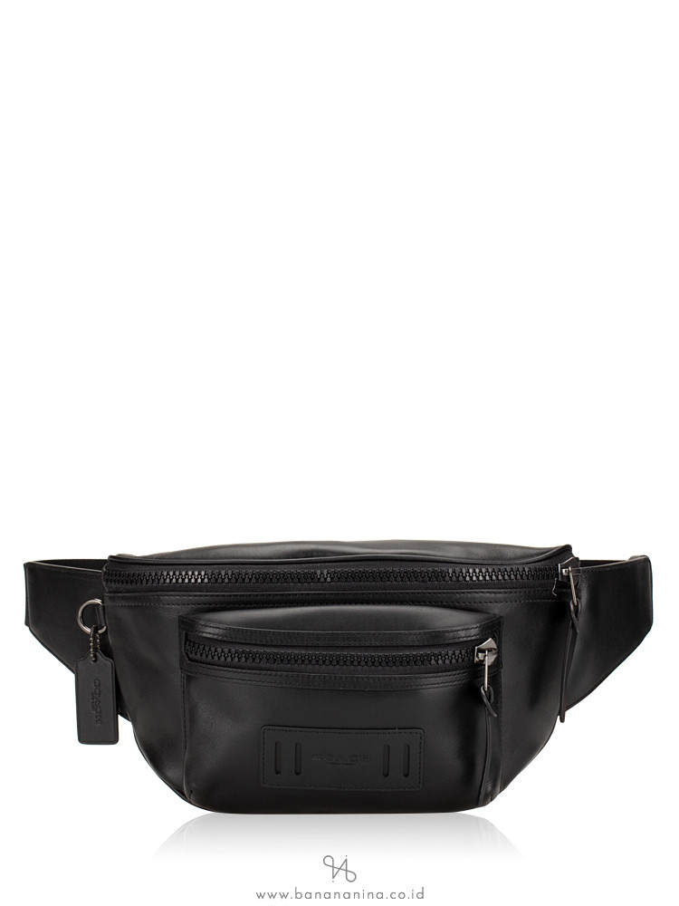 waist bag leather black