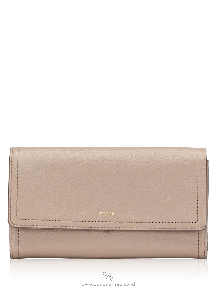 FOSSIL SL7833263 Logan Flap Wallet Taupe