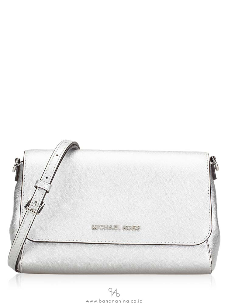 michael kors silver crossbody