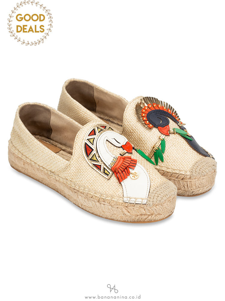 tory burch parrot espadrille