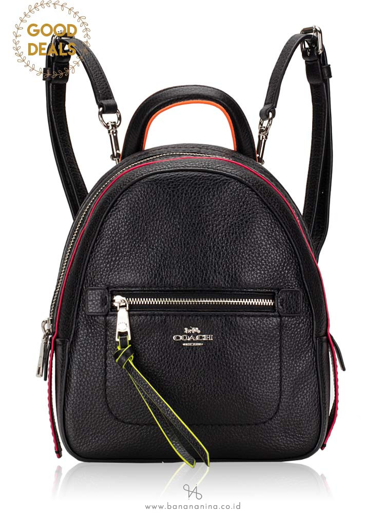 coach andi backpack black
