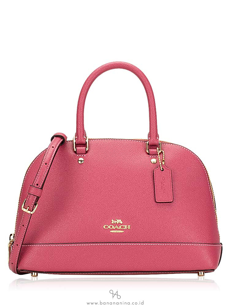 COACH 27591 Crossgrain Mini Sierra Satchel Rouge