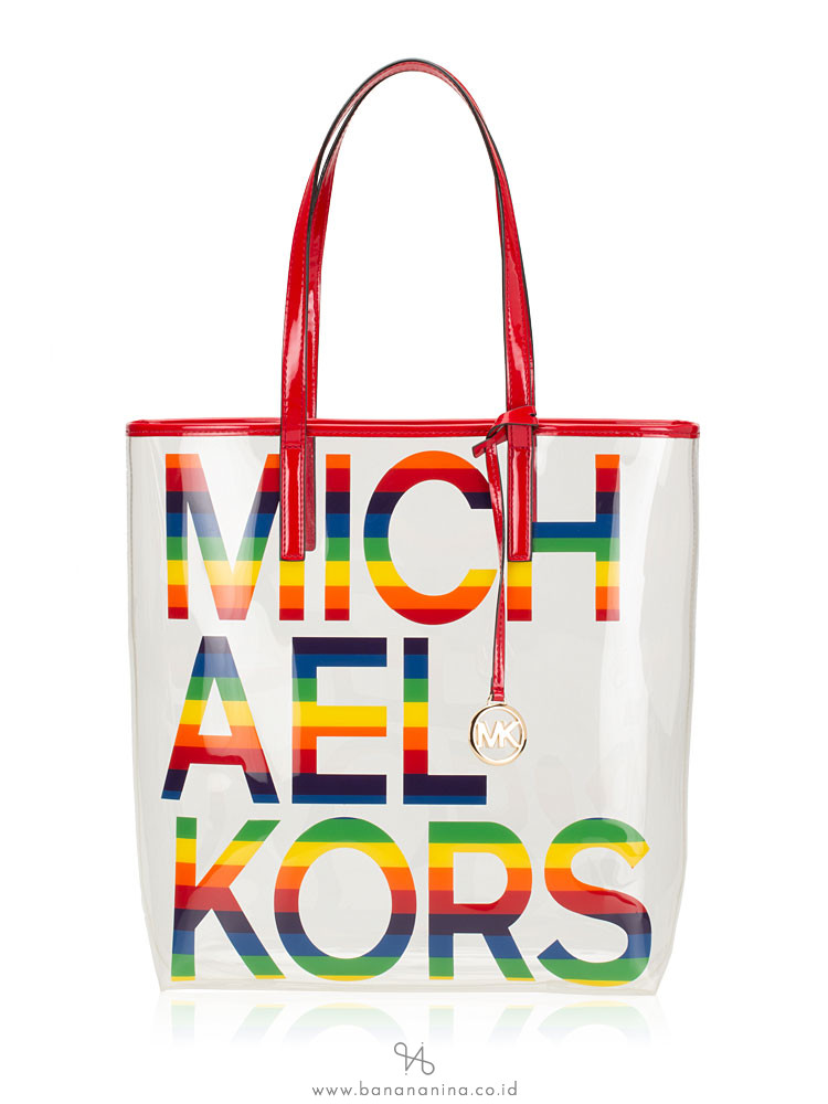 michael kors rainbow tote