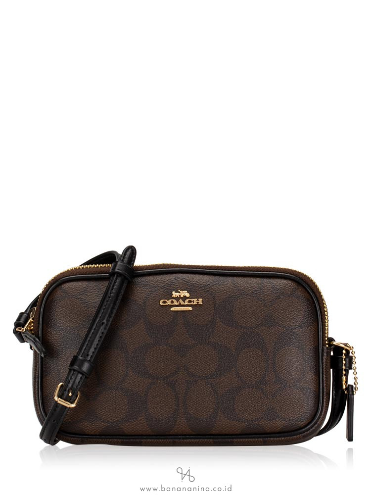 coach double zip crossbody