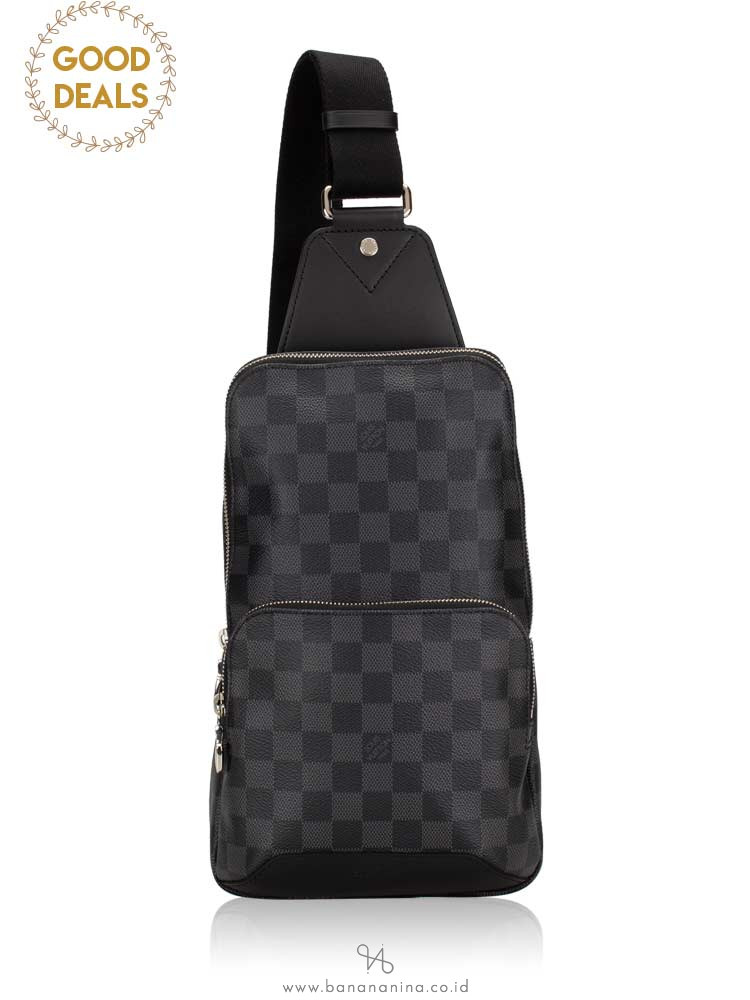 Louis Vuitton Men Damier Graphite Avenue Sling Bag