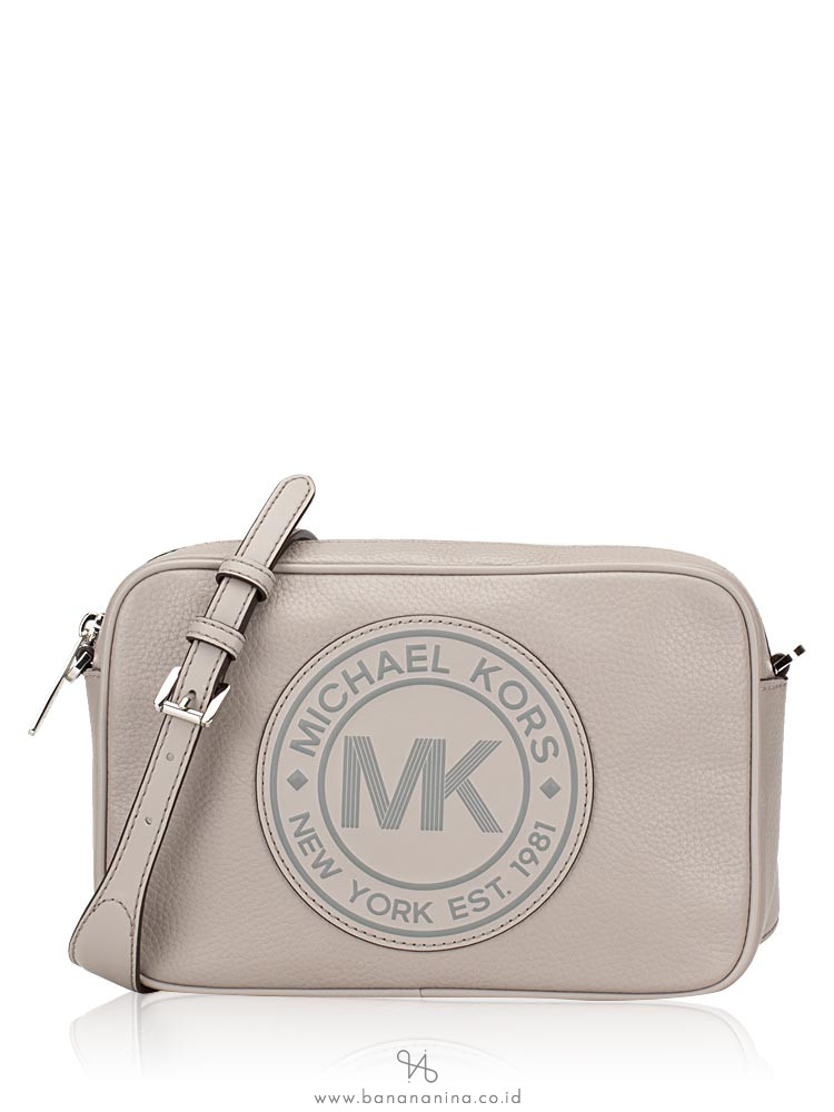 michael kors pearl grey crossbody bag