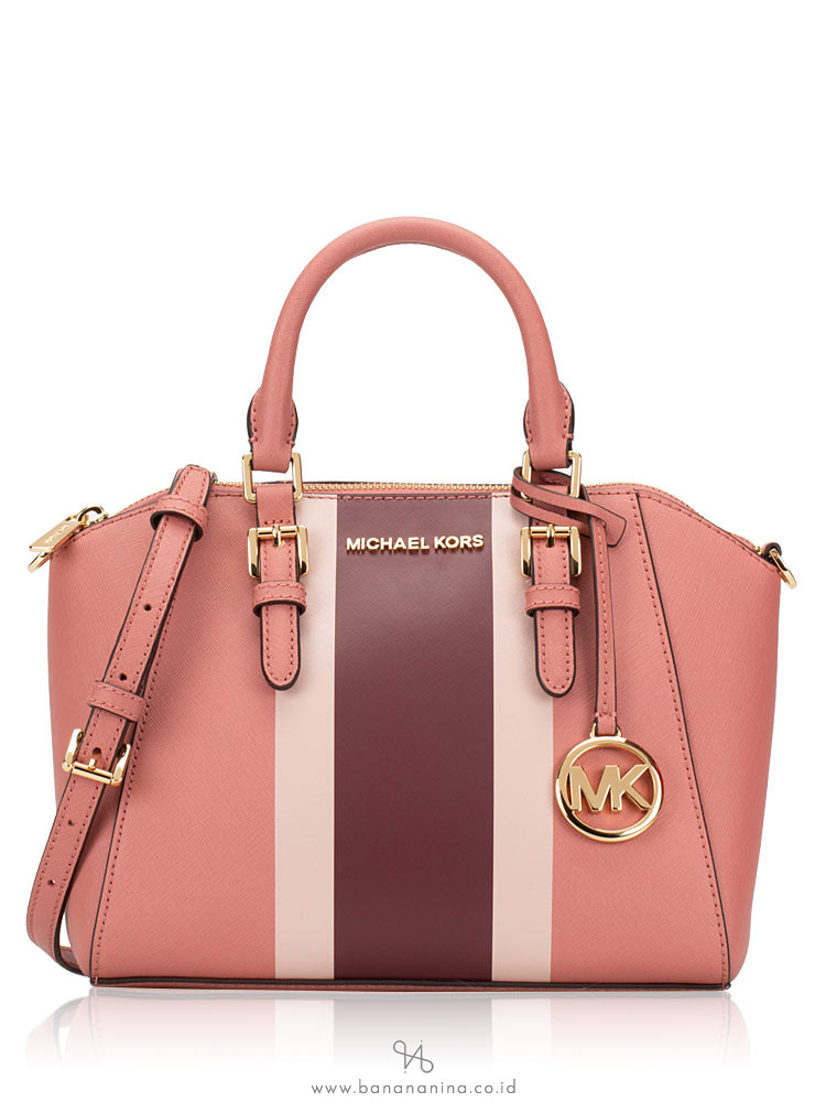 michael kors rose print bag