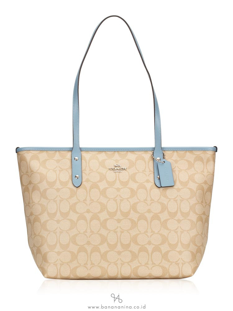 coach signature city tote