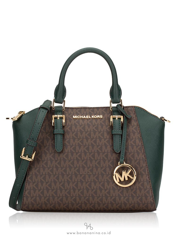 michael kors monogram green