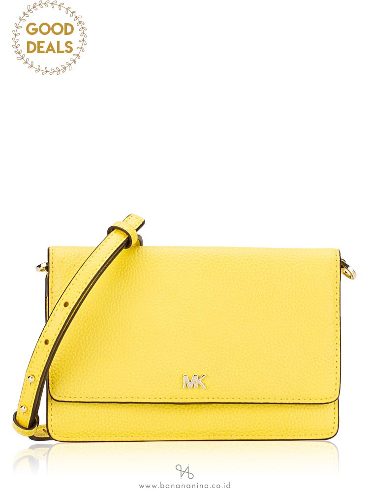 michael kors pebble leather phone crossbody