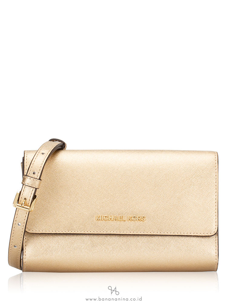 michael kors pale gold wristlet