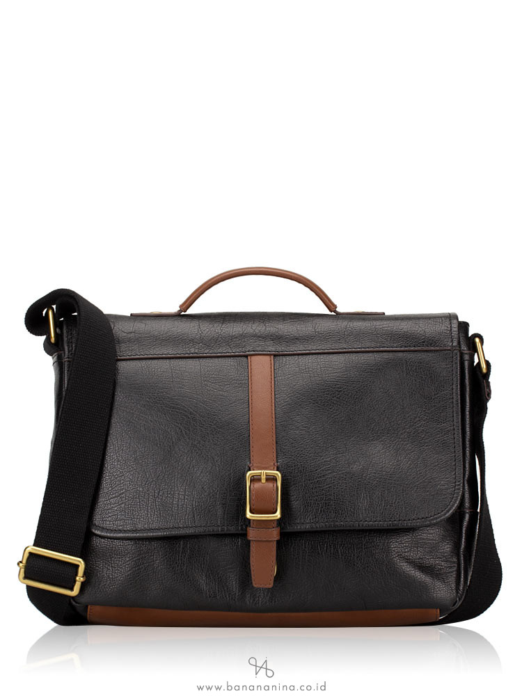 fossil evan commuter bag