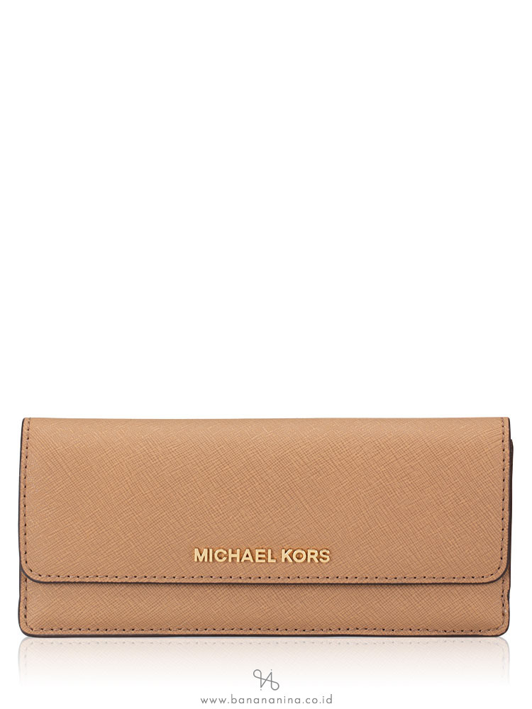 michael kors flat wallet leather