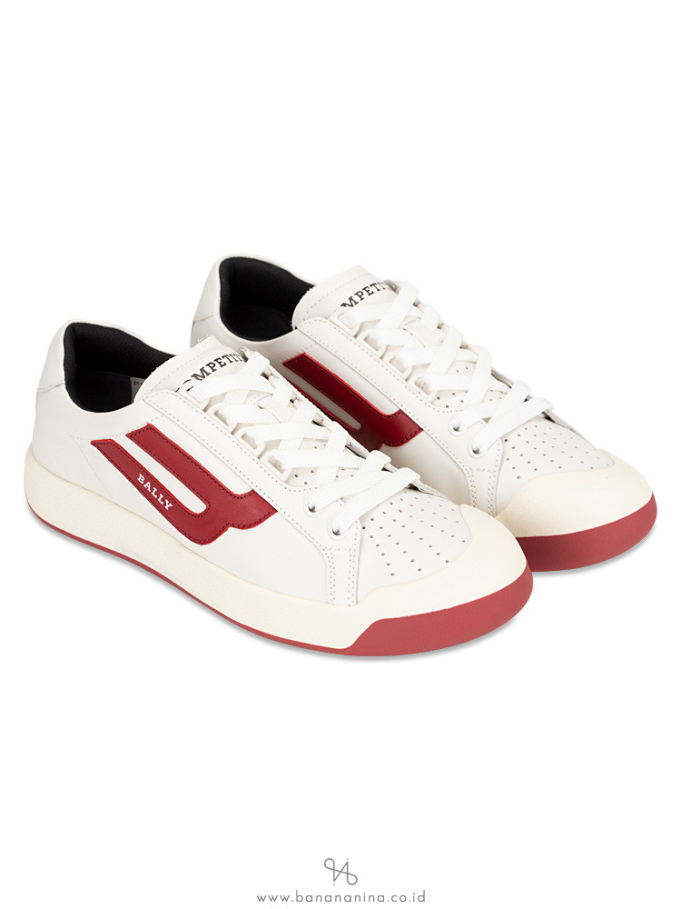 bally white sneaker