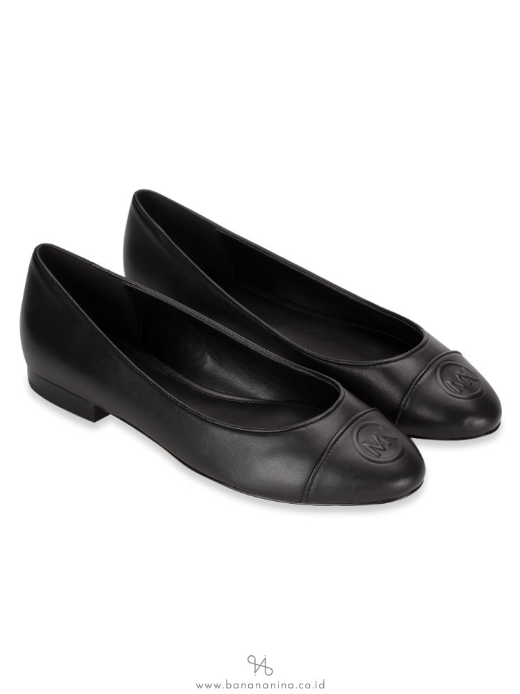 mk black slip on shoes