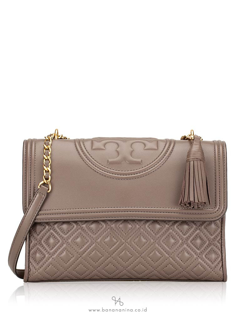 tory burch fleming convertible shoulder bag silver maple