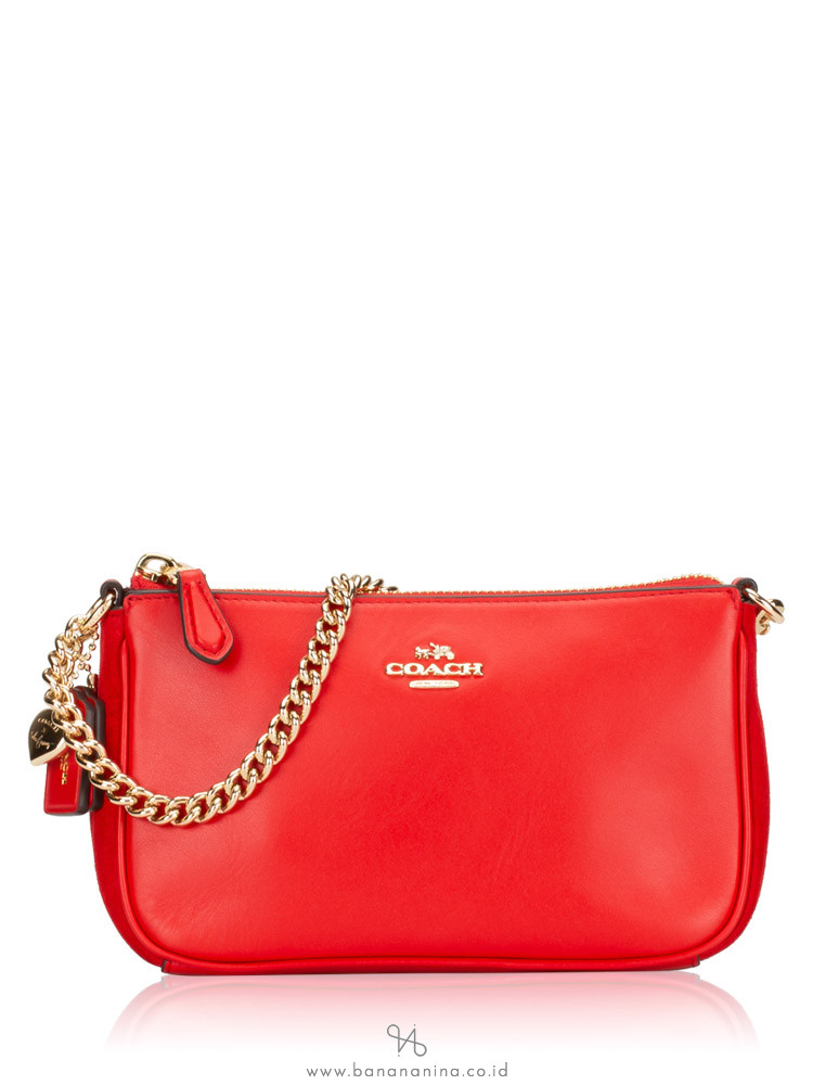 coach selena gomez red bag