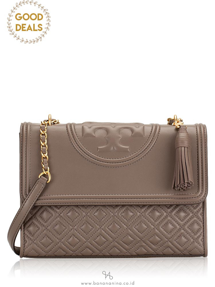 tory burch fleming silver maple