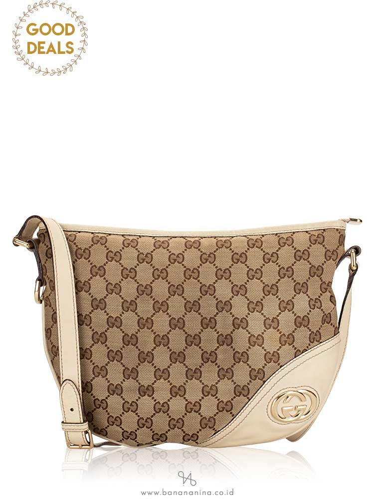 gucci messenger bag beige