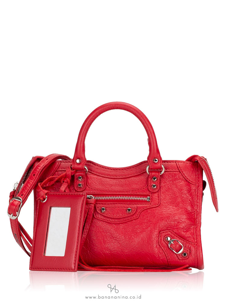 classic silver mini city logo strap