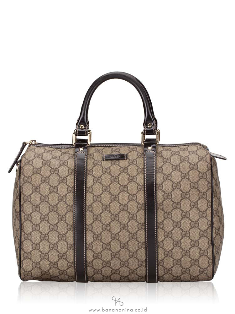 gucci supreme boston bag