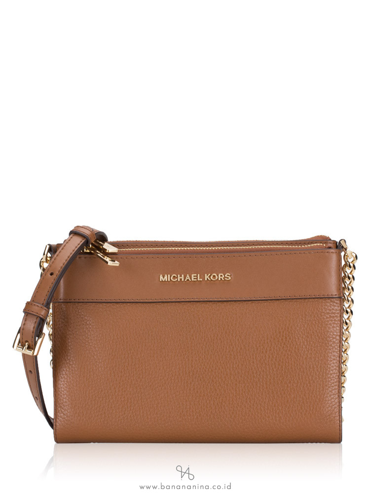michael kors crossbody double zipper