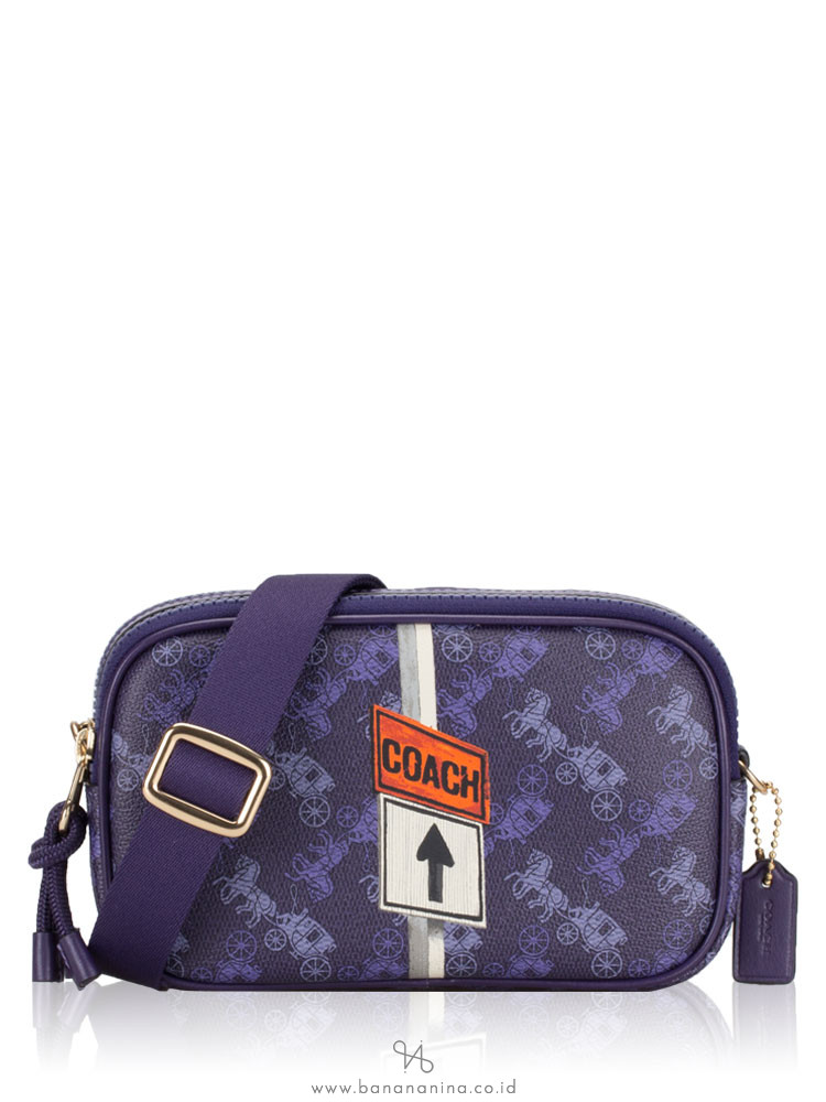 dark purple coach purse