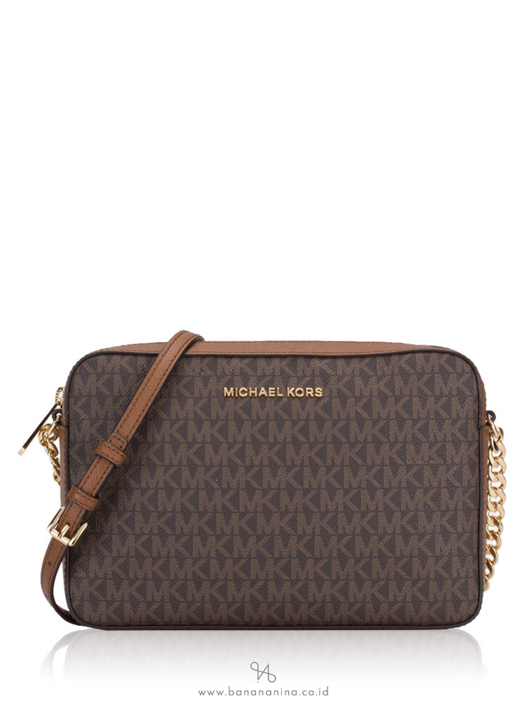 michael kors jet set crossbody acorn