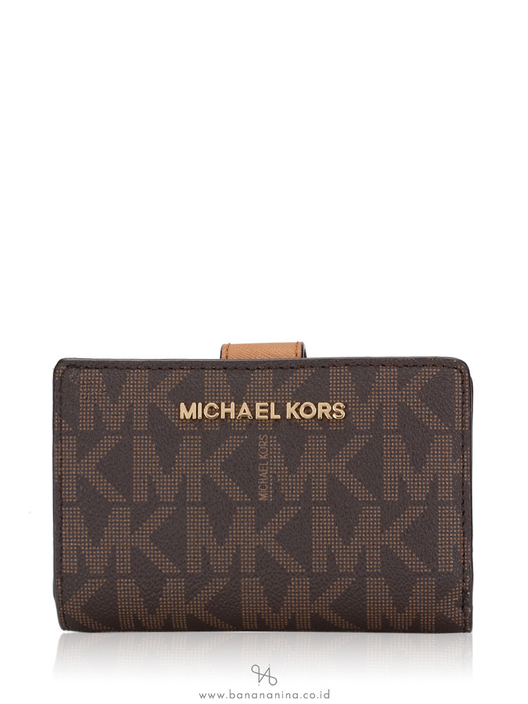 michael kors jet set bifold zip coin wallet