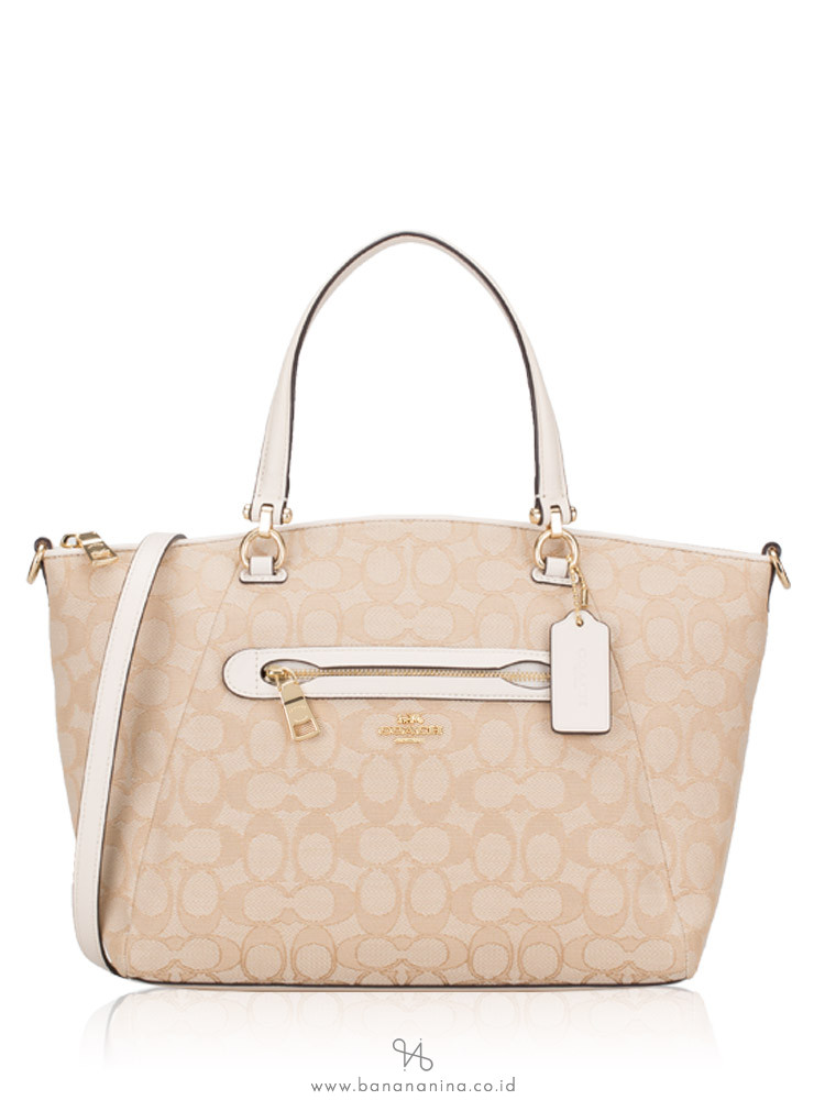 prairie satchel in signature jacquard