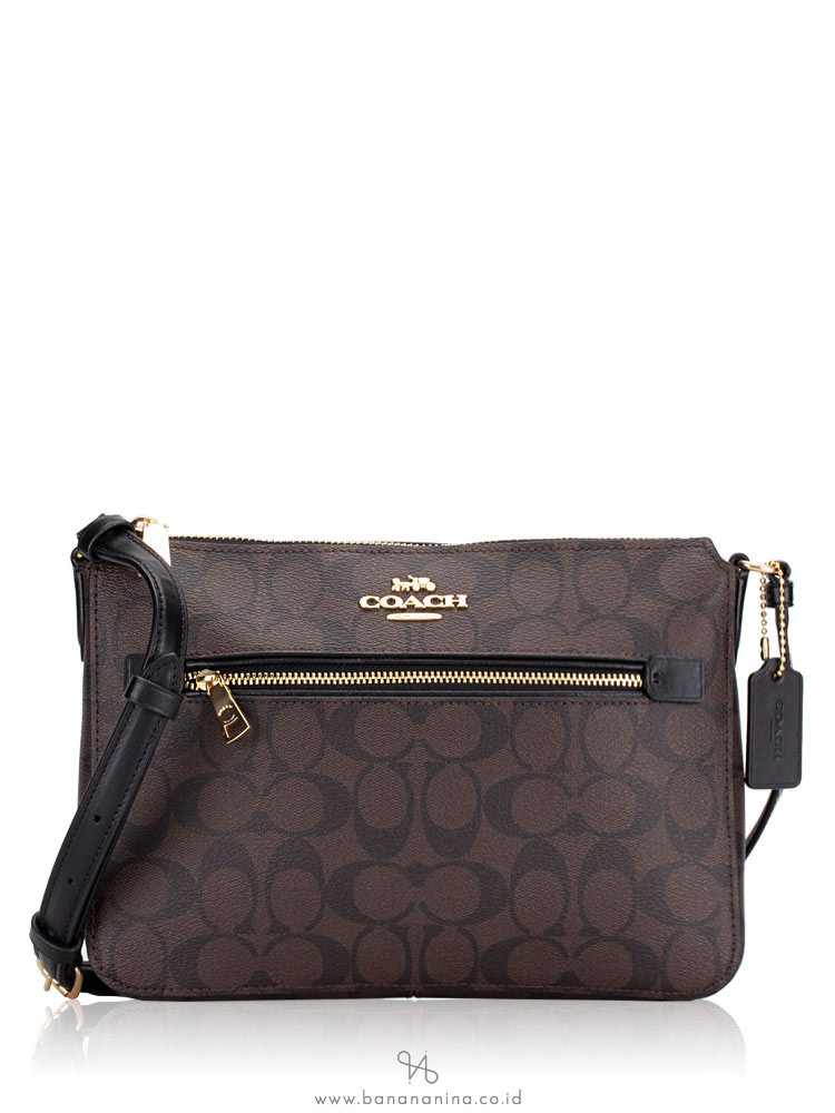 coach gallery signature file bag crossbody