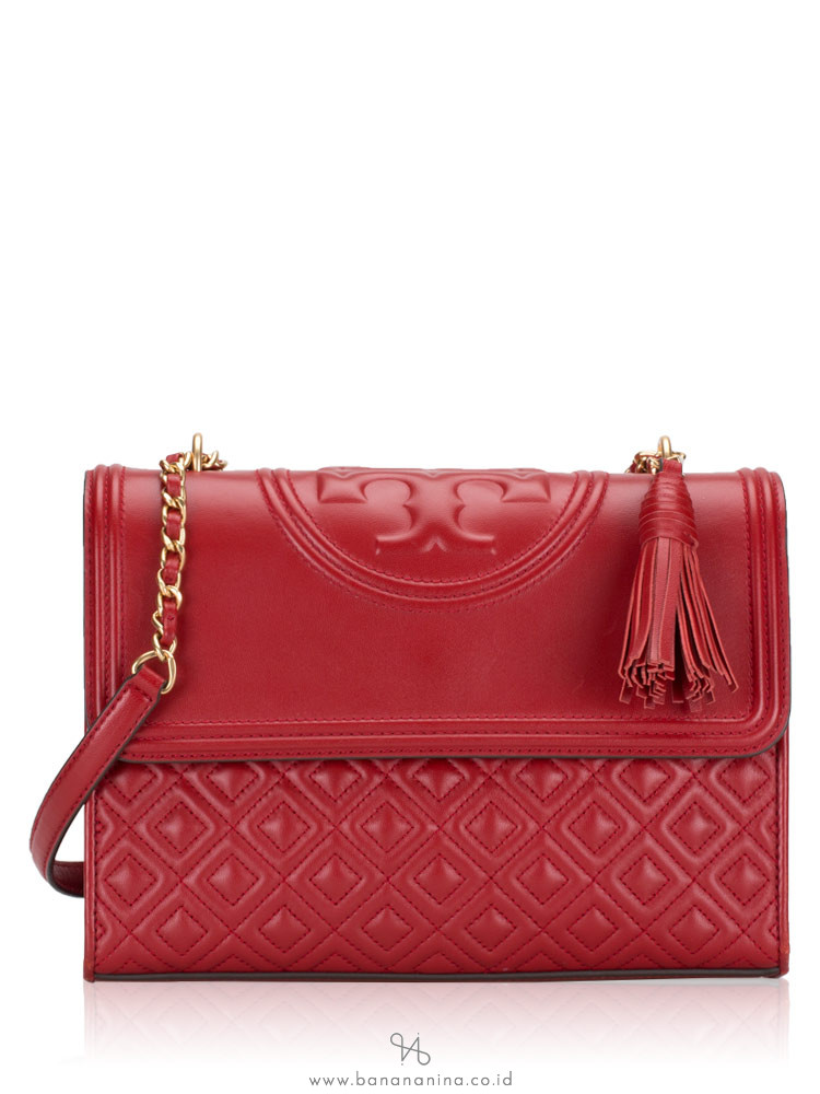 tory burch fleming convertible shoulder bag red