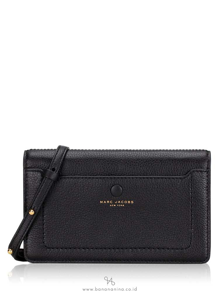 Marc Jacobs Empire City Leather Crossbody Black