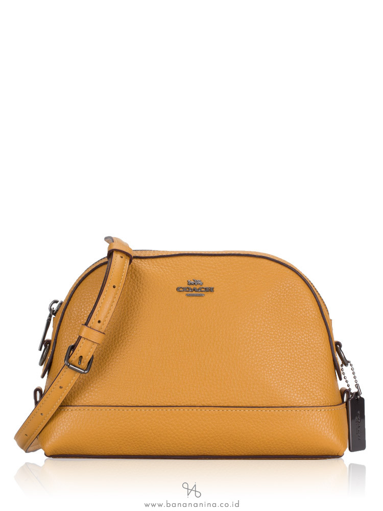 coach crossbody yellow